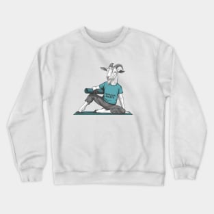 Goat Yoga Squad Funny Baa Maste Cute Goat Yoga Crewneck Sweatshirt